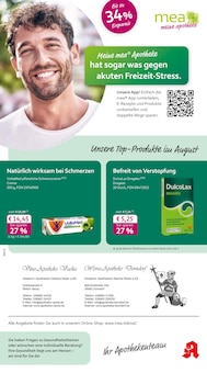 mea - meine apotheke Prospekt der KW 32 "Unsere August-Angebote" Aktueller mea - meine apotheke Prospekt "Unsere August-Angebote" Seite 1 von 4 Seiten