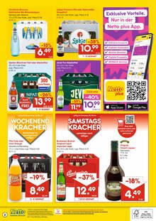 Wasser im Netto Marken-Discount Prospekt "DER ORT, AN DEM DU IMMER AUSGEZEICHNETE PREISE FINDEST." mit 2 Seiten (Cottbus)