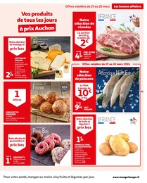 Offre Echine de porc dans le catalogue Auchan Hypermarché du moment à la page 42