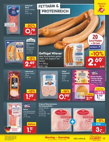 Fleisch im Netto Marken-Discount Prospekt "Aktuelle Angebote" mit 59 Seiten (Bottrop)