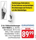 2-in-1 Akkustaubsauger Angebote von GRUNDIG bei E center Konstanz für 89,99 €