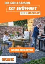 OBI Prospekt für Reiser mit 1 Seiten OBI Prospekt für Reiser: "DIE GRILLSAISON IST ERÖFFNET", 1 Seiten, 01.04.2021 - 30.04.2021