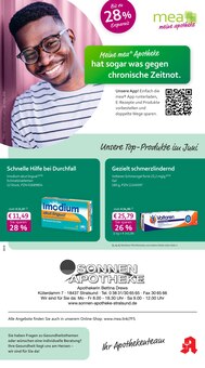 Aktueller mea - meine apotheke Prospekt "Unsere Juni-Angebote" für Stralsund Aktueller mea - meine apotheke Prospekt für Stralsund mit Seiten