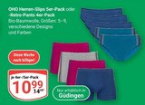 Herren-Slips 5er-Pack von OHO für 10,99 € bei GLOBUS im Angebot Herren-Slips 5er-Pack von OHO im aktuellen GLOBUS Prospekt