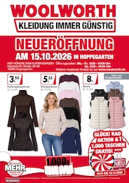 Woolworth Prospekt "NEUERÖFFNUNG IN HOPPEGARTEN", 8 Seiten, 15.10.2026 - 15.10.2026 Woolworth Prospekt "NEUERÖFFNUNG IN HOPPEGARTEN", 8 Seiten, 15.10.2026 - 15.10.2026