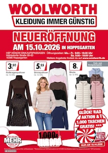 Aktueller Woolworth Prospekt "NEUERÖFFNUNG IN HOPPEGARTEN" Aktueller Woolworth Prospekt