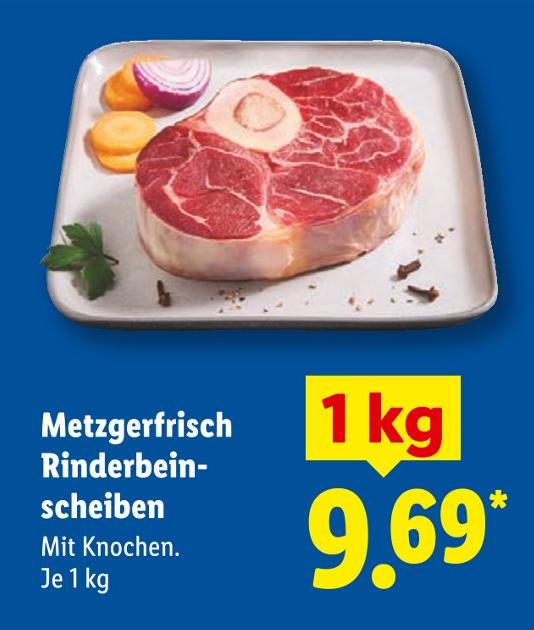 Metzgerfrisch Rinderbeinscheiben