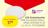 LED-Deckenleuchte im ROLLER Prospekt LED-Deckenleuchte von clever pick im aktuellen ROLLER Prospekt für 7,99 €