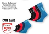 Herren-Socken im Angebot bei GLOBUS in Hof Herren-Socken Angebote von CAMP DAVID bei GLOBUS Hof für 5,99 €