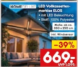 LED Vollkassettenmarkise ELOS Angebote von HOME DELUXE bei Netto Marken-Discount Falkensee für 669,00 €