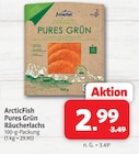 Pures Grün Räucherlachs bei nah&frisch im Prospekt  für 2,99 €