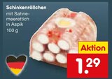 Schinkenröllchen im Angebot bei Netto Marken-Discount in Nordhausen Schinkenröllchen Angebote bei Netto Marken-Discount Nordhausen für 1,29 €