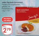 Back-Camembert Angebote von Jeden Tag bei GLOBUS Halle für 2,79 €