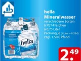 hella Mineralwasser bei famila Nordost im Prospekt "" für 2,49 €