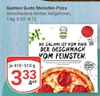 Steinofen-Pizza im Angebot bei GLOBUS in Siegen Steinofen-Pizza Angebote von Gustavo Gusto bei GLOBUS Siegen für 3,33 €