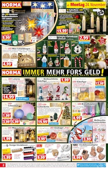 Norma Prospekt der Woche "Mehr fürs Geld" Seite 2, 24.11.2025 bis 29.11.2025 für Erkner Aktueller Norma Prospekt "Mehr fürs Geld" Seite 2 von 20 Seiten für Erkner