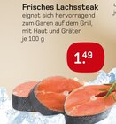 Aktuelles Frisches Lachssteak Angebot bei Akzenta in Mülheim (Ruhr) ab 1,49 €