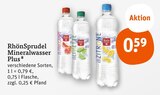Mineralwasser Plus Angebote von RhönSprudel bei tegut Göttingen für 0,59 €