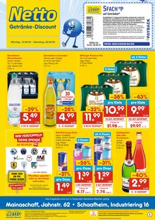 Rotkäppchen Sekt im Netto Marken-Discount Prospekt "DER ORT, AN DEM DU IMMER AUSGEZEICHNETE PREISE FINDEST." mit 2 Seiten (Aschaffenburg)