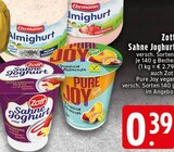 Aktuelles Sahne Joghurt Angebot bei EDEKA in Krefeld ab 0,39 €