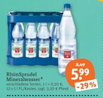 Mineralwasser Angebote von RhönSprudel bei tegut Erfurt für 5,99 €