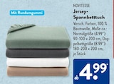 Jersey-Spannbettuch im Angebot bei ALDI SÜD in Speyer Jersey-Spannbettuch Angebote von Novitesse bei ALDI SÜD Speyer für 4,99 €
