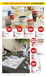Verre Angebote im Prospekt "LES PRIX BAS Spécial rentrée" von Hyper U auf Seite 70
