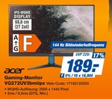Gaming-Monitor VG272UV3bmiipx Angebot in Ochsenfurt Gaming-Monitor VG272UV3bmiipx im aktuellen Prospekt bei expert in Ochsenfurt