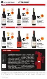 Promos Vin Beaujolais Rouge dans le catalogue "FOIRE AUX VINS" de Intermarché à la page 10