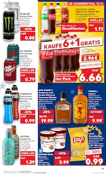 Coca Cola im Kaufland Prospekt "KNÜLLER" mit 62 Seiten (Herten)