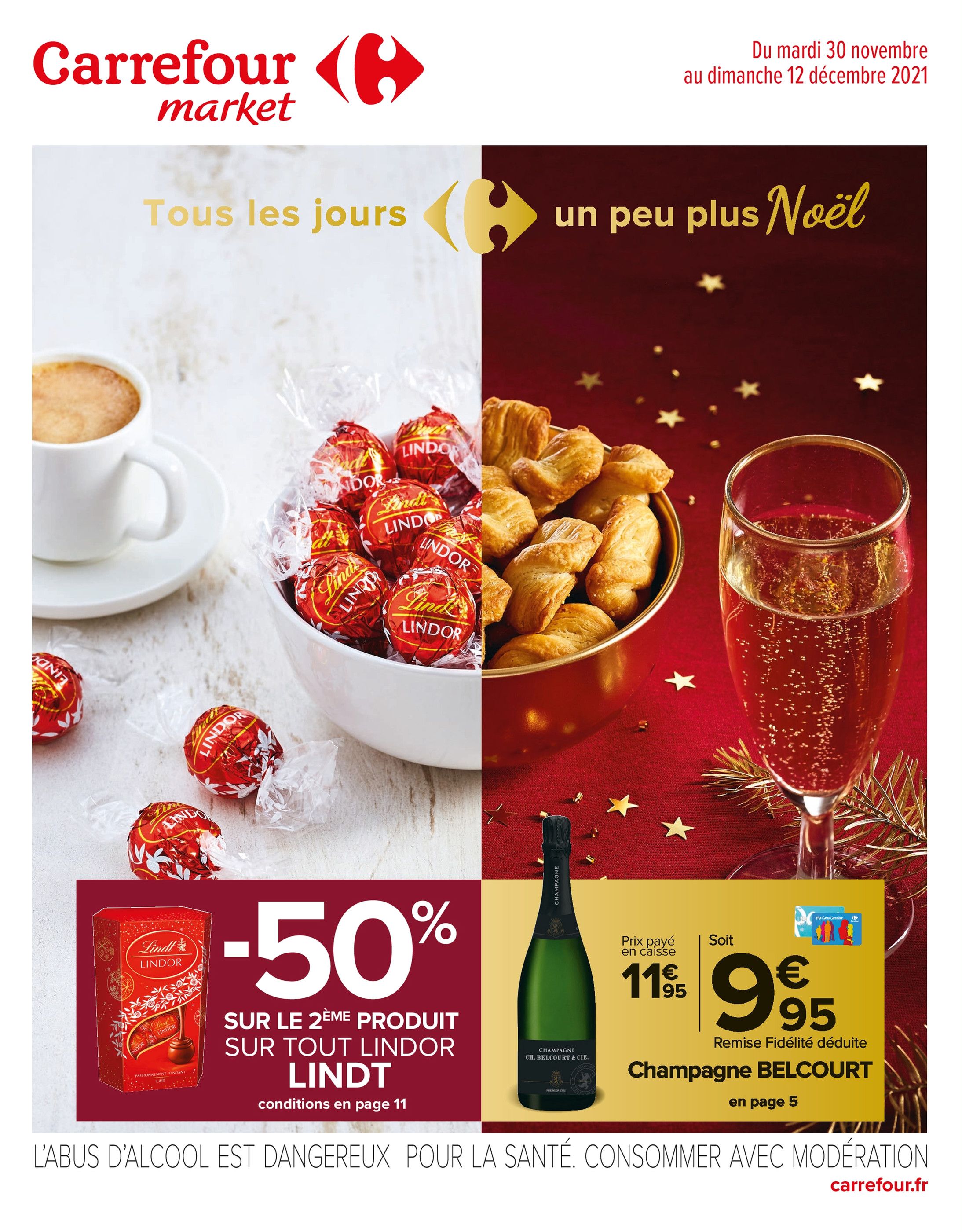 Catalogue Carrefour Market à La Fontonne, avec 20 pages Prospectus Carrefour Market à La Fontonne, "Tous les jours un peu plus Nöel", 20 pages, 30/11/2021 - 12/12/2021