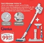 Hand-/Akkusauger Invictus X4 bei GLOBUS im Roggentin Prospekt für 99,99 €