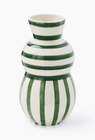 Vase rayé 15x31cm en faïence - Monoprix Lyon la Part Dieu à Lyon Vase rayé 15x31cm en faïence en promo chez Monoprix Lyon la Part Dieu Lyon à 25,19 €