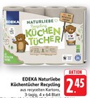Naturliebe Küchentücher Recycling bei E center im Prospekt "" für 2,45 €