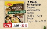 Für Genießer Saucen von MAGGI im aktuellen V-Markt Prospekt für 0,79 €