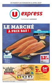 Catalogue Supermarchés U Express en cours à Migné-Auxances et alentours, "Le marché à prix bas !", 12 pages, 09/04/2024 - 21/04/2024