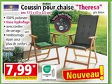 Coussin pour chaise "Theresa" - Solax-sunshine en promo chez Norma Belfort à 7,99 €