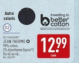Jean thermo - UP 2 FASHION en promo à 12,99 € chez Aldi Jean thermo - UP 2 FASHION dans le catalogue Aldi