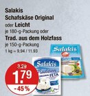 Schafskäse Original\Leicht oder Trad. aus dem Holzfass Angebote von Salakis bei V-Markt Augsburg für 1,79 €