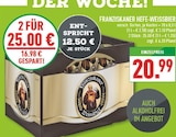 Hefe-Weissbier im Angebot bei Marktkauf in Warendorf Hefe-Weissbier Angebote von Franziskaner bei Marktkauf Warendorf für 25,00 €