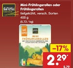Mini-Frühlingsrollen oder Frühlingsrollen im Angebot bei Netto Marken-Discount in Krefeld Mini-Frühlingsrollen oder Frühlingsrollen Angebote bei Netto Marken-Discount Krefeld für 2,29 €