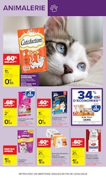 Prix et réduction Croquettes Chat dans le prospectus Carrefour en cours Offre Croquettes Chat dans le catalogue Carrefour du moment à la page 51