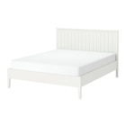 Aktuelles Bettgestell + Mittelbalken weiß 140x200 cm Angebot bei IKEA in Bochum ab 249,00 €