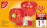 Paprika, rot von GUT&GÜNSTIG für 1,11 € bei E center im Angebot Paprika, rot von GUT&GÜNSTIG im aktuellen E center Prospekt
