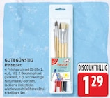 Pinselset von GUT&GÜNSTIG im aktuellen E center Prospekt