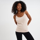 La Halle Langueux - Promo Débardeur bretelles fines beige femme Promo Débardeur bretelles fines beige femme à 3,99 € dans le catalogue La Halle à Langueux