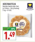 Herzwaffeln Bourbon-Vanille im Angebot bei Marktkauf in Essen Herzwaffeln Bourbon-Vanille Angebote von EDEKA Herzstücke bei Marktkauf Essen für 1,49 €