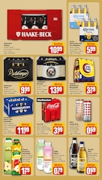 Franziskaner Weissbier Angebot im aktuellen REWE Prospekt auf Seite 16