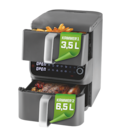 Doppelkammer-Heißluftfritteuse "16404" von GOURMETmaxx im aktuellen Sconto SB Prospekt