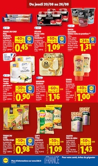 Promotion Croissant dans le prospectus Lidl, valable du 20/08/2026 au 26/08/2026 Promo Croissant dans le catalogue Lidl du moment à la page 14